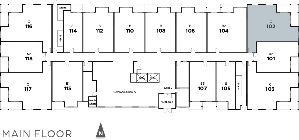 Suite 102 in Terra Vale