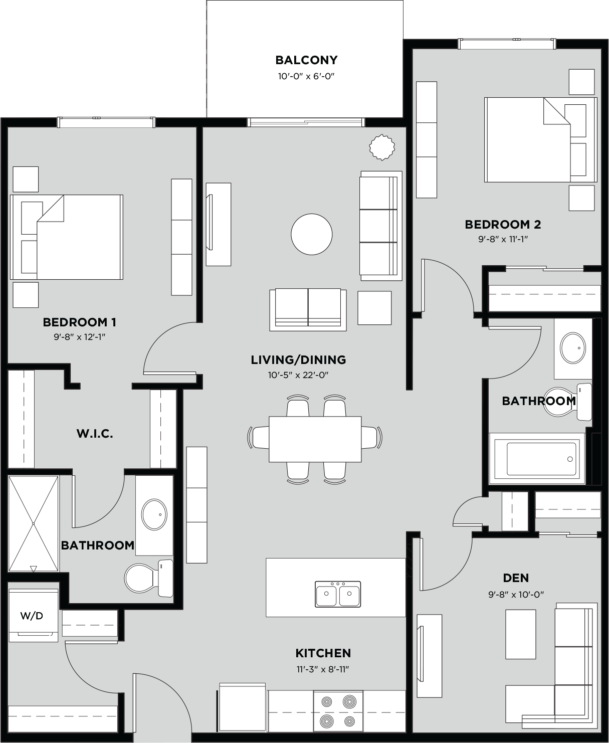 Suite 104 Floorplan