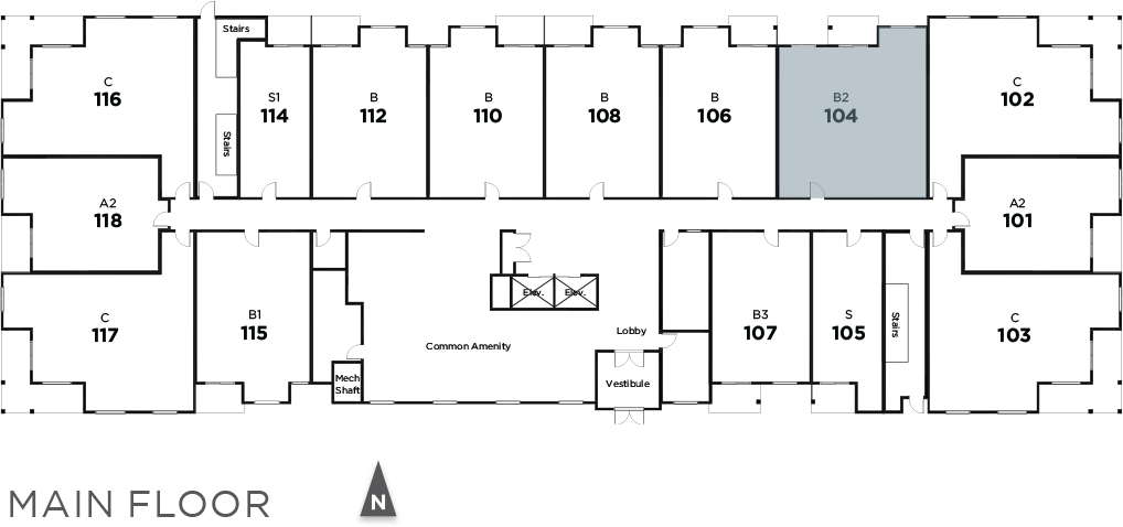 Suite 104 in Terra Vale