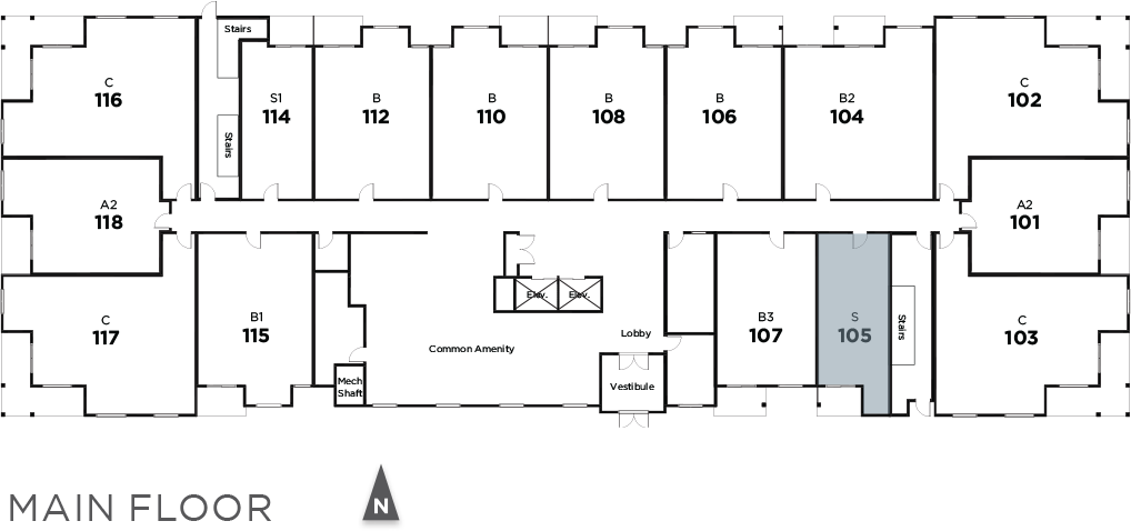 Suite 105 in Terra Vale