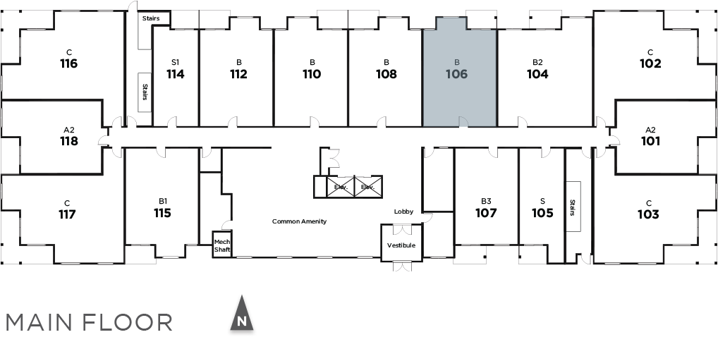 Suite 106 in Terra Vale