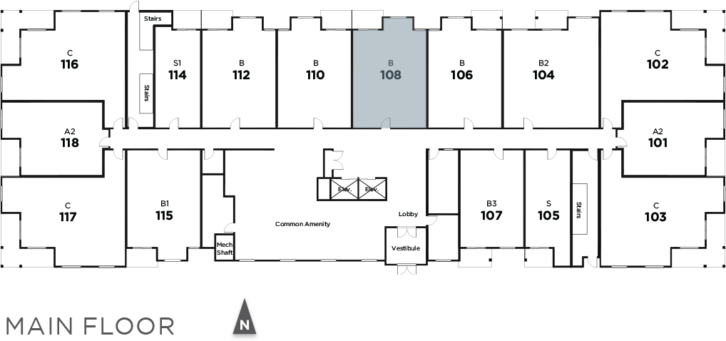 Suite 108 in Terra Vale