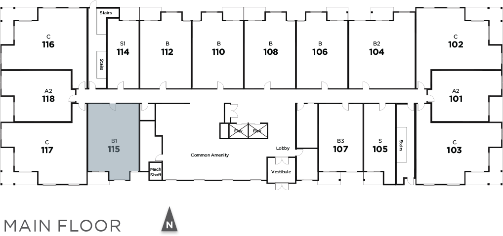 Suite 115 in Terra Vale