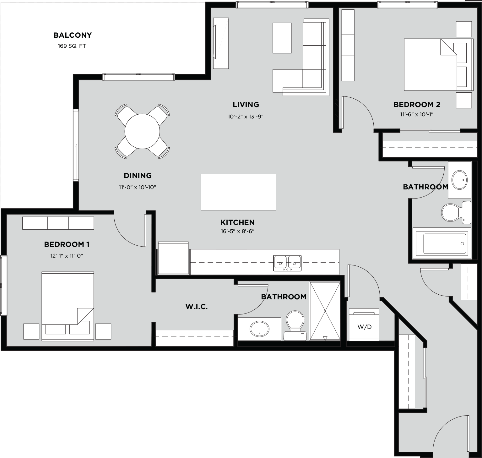 Suite 116 Floorplan