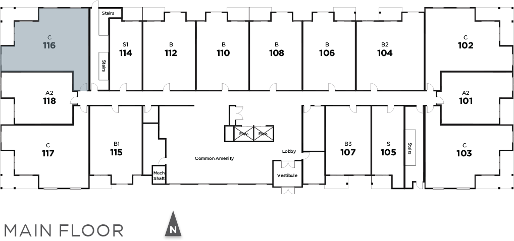 Suite 116 in Terra Vale