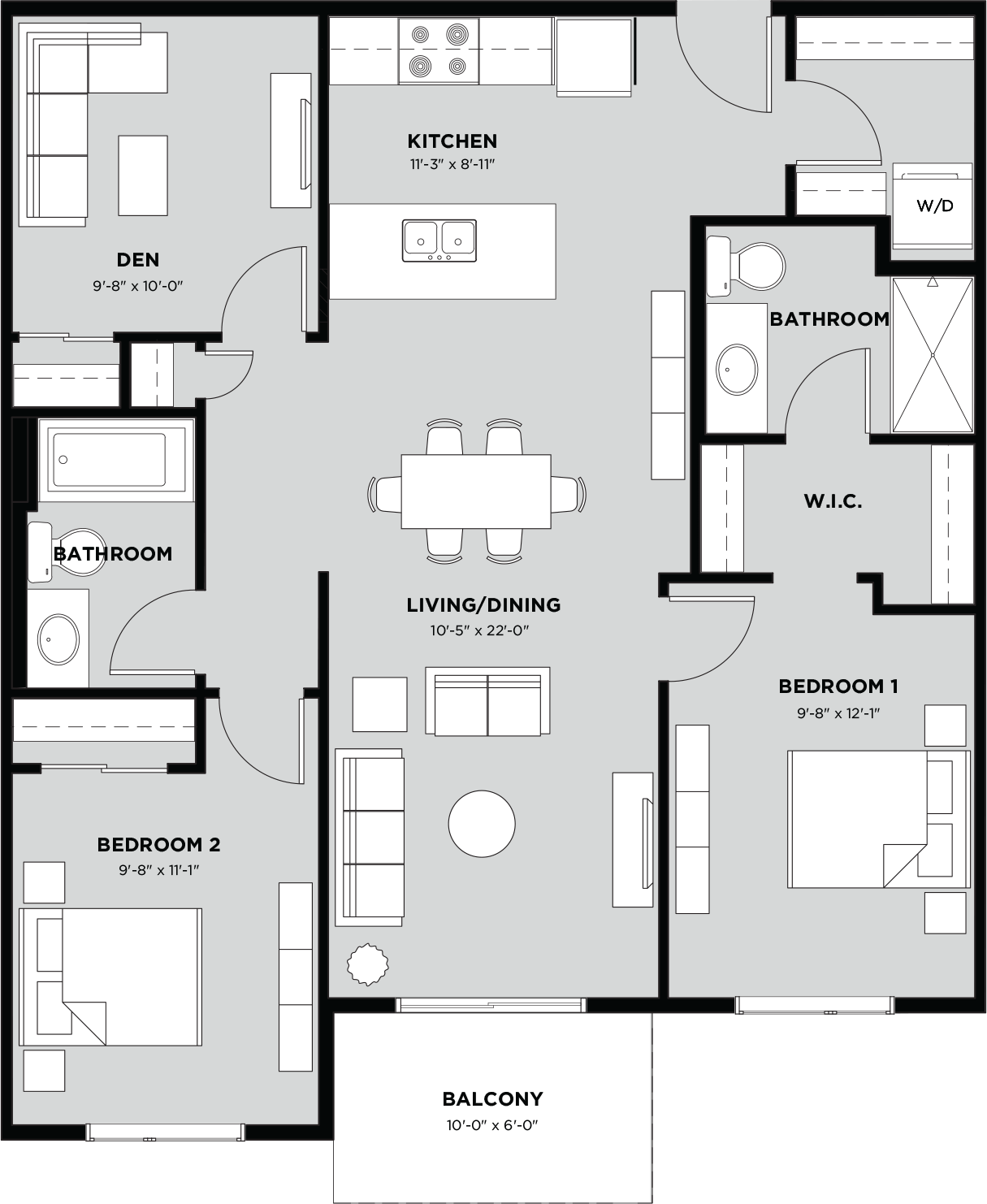 Suite 207 Floorplan