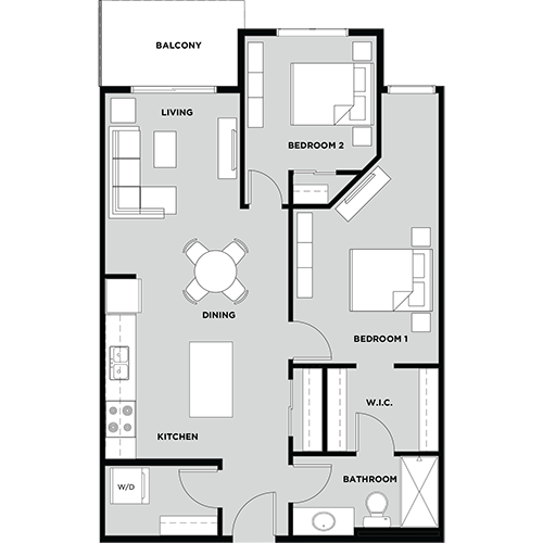 Suite 208 Floorplan