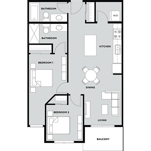 Suite 213 Floorplan